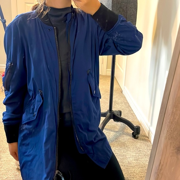 DIESEL light weight Windbreaker🌧️ Navy blue Unisex like brand new! - Picture 11 of 11